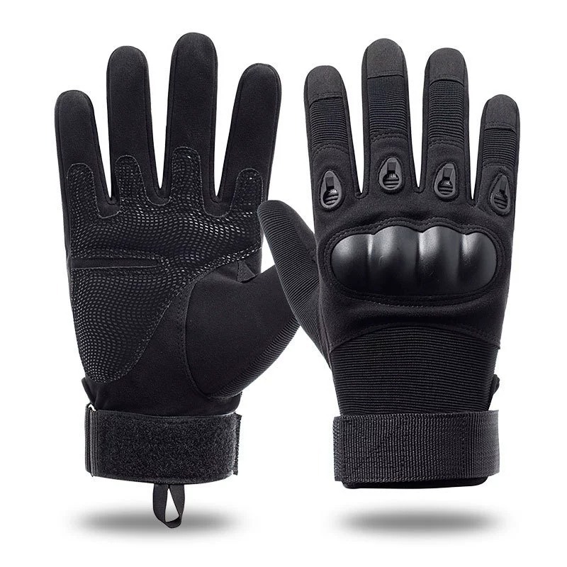 Military Fan Black Hawk Tactical Gloves Men's All-Finger Fighting Self-Defense Training Combat All-Finger Gloves Special Forces Protection Fitness
