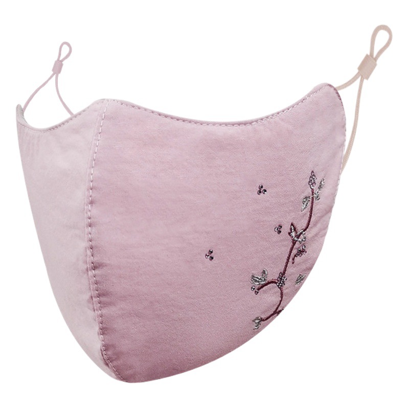 Picture of 3-Layer Cotton Mask, Warm and Washable, Winter Cold Protection, Eye Protection, Thickeneded Winter Cotton Pure Cotton Mask Wholesale
