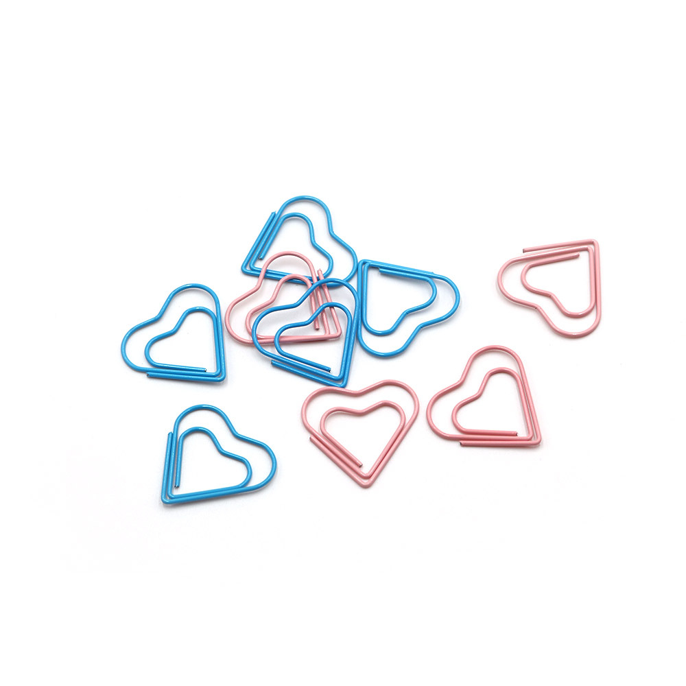 Picture of Colored Paper Clips Bulk Plastic Plastic-Coated Paper Clips WholesalePaper Clips Office Supplies 28mm Paper Clips