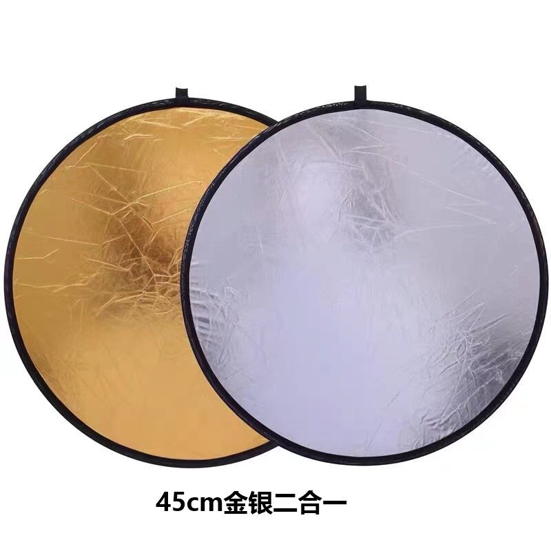 Picture of Reflector Photographing Light Plate Round Folding Portable Flexible Light Plate Photographing Live Portraits Mini Covering Light Plate