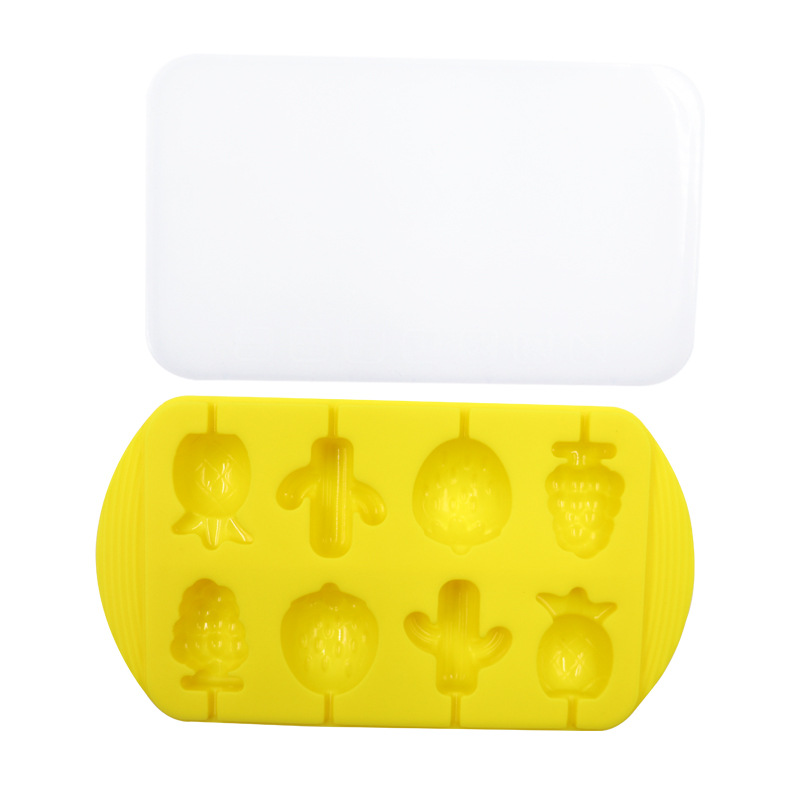 Picture of New Fruit Pass Tool Lollipop Mould with Lid Lollipop Mould Silicone Sugar Mould Cheese Stick