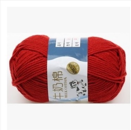 Picture of Five strands of milk cotton medium thick cotton yarn acrylic wool hook shoes wholesale Tang 5 strands of wool wholesale