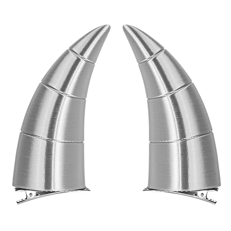 Picture of cosplay Universal Black Devil Horn Horn Halloween Headwear Accessories Props Cos Anime Hairpin 3D Headwear