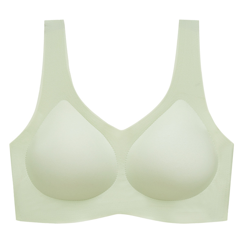 Picture of Bra Traceless Underwear Women's Full Fixed Cup Small Chest Push-up No Steel Ring Sports Beautiful Back Women's Big Chest Small Bra