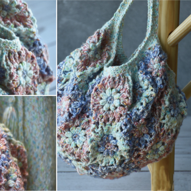 Brocade Clusters Crochet Hand Mixed Line Slub Cotton Belt Yarn Wool Color Point Yarn Handmade DIY Wool Group Knockneedle Woolen Line