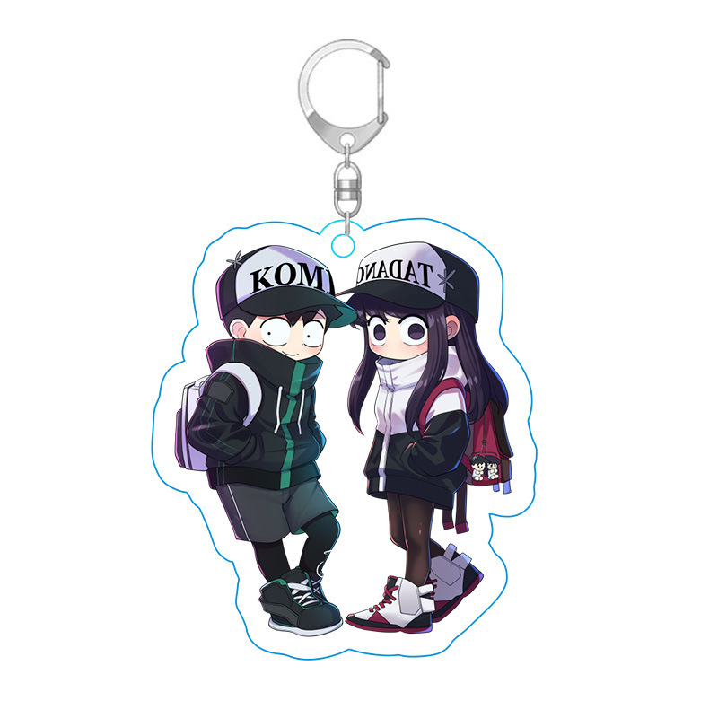 Picture of Ancient students have communication disorders animation surrounding only wild people key chain acrylic key chain hanging