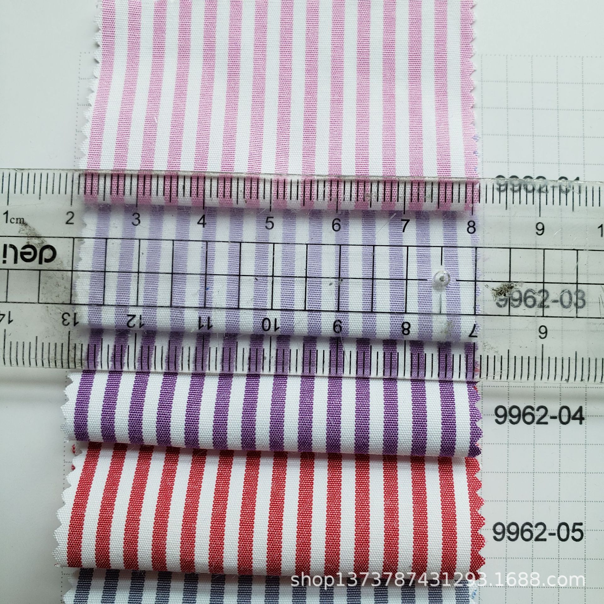 Picture of Spot supply professional wear striped shirt fabric 40 polyester cotton yarn-dyed shirt clothing fabric