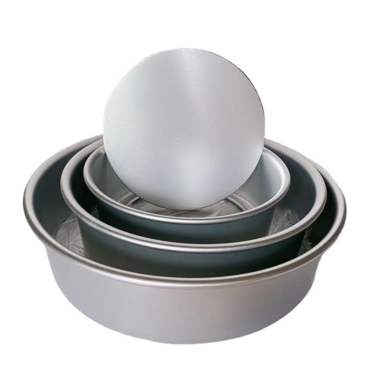 Picture of Chiffon cake mold round movable mold aluminum alloy anode live bottom cake mold 2-14-inch baking mold