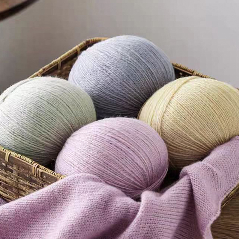 Wholesale Camel Alpaca Merino Wool Thread Hand Knitted Sweater Crochet Scarf Crochet Material Package