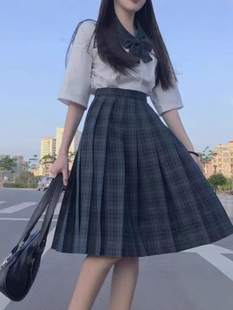 Picture of Vivienne Genuine JK Dress Student Japanese School Long Dress Female Orthodox Short Skirt Japanese JK Uniform