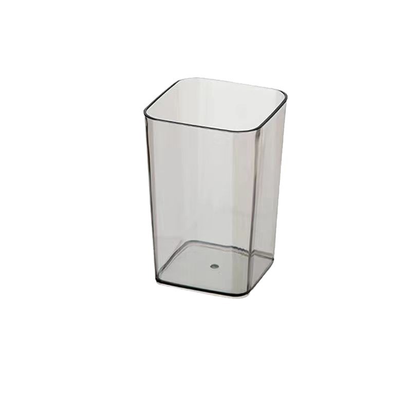 Picture of Household Square Plastic Transparent Wash Cup Light Luxury Style Student Couple Toothbrushing Cup Children's Simple Mouthwash Cup Wholesale