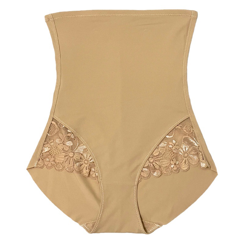 Cross-border Amazon high waist belly shaping underwear Ice Silk seamless matching wedding dress belly shaping body shaping pants
