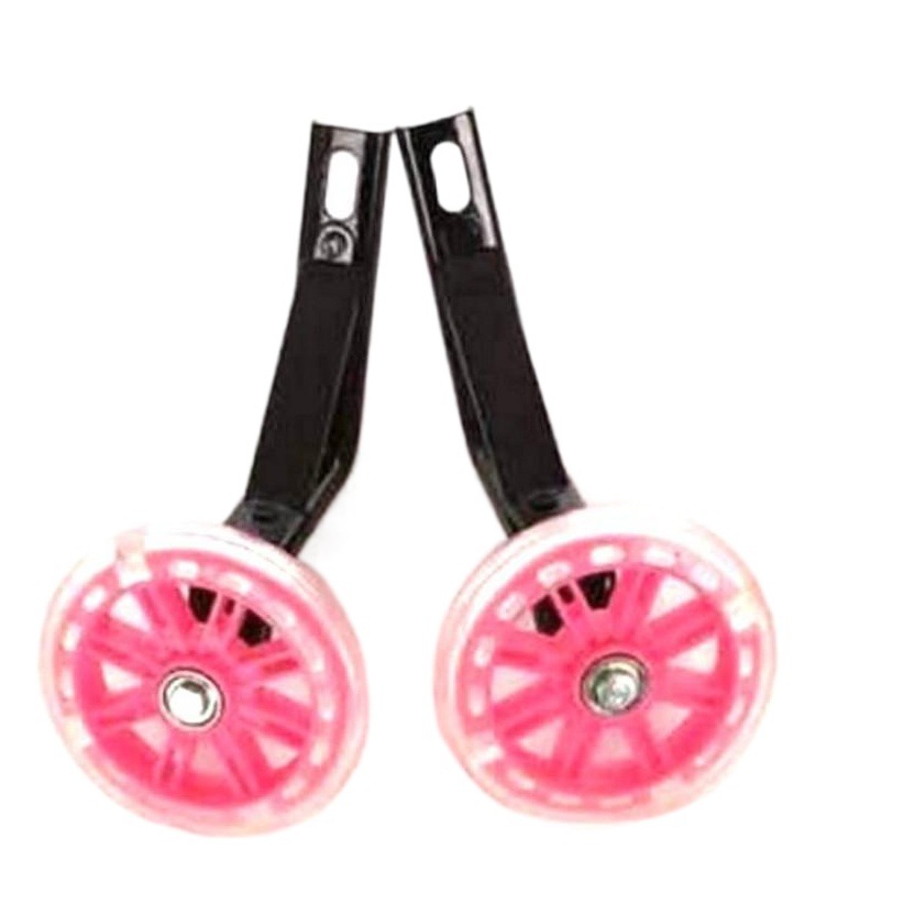 Bicycle stroller accessories 12 inch -20 inch auxiliary wheel balance auxiliary wheel silent light auxiliary wheel children flash wheel