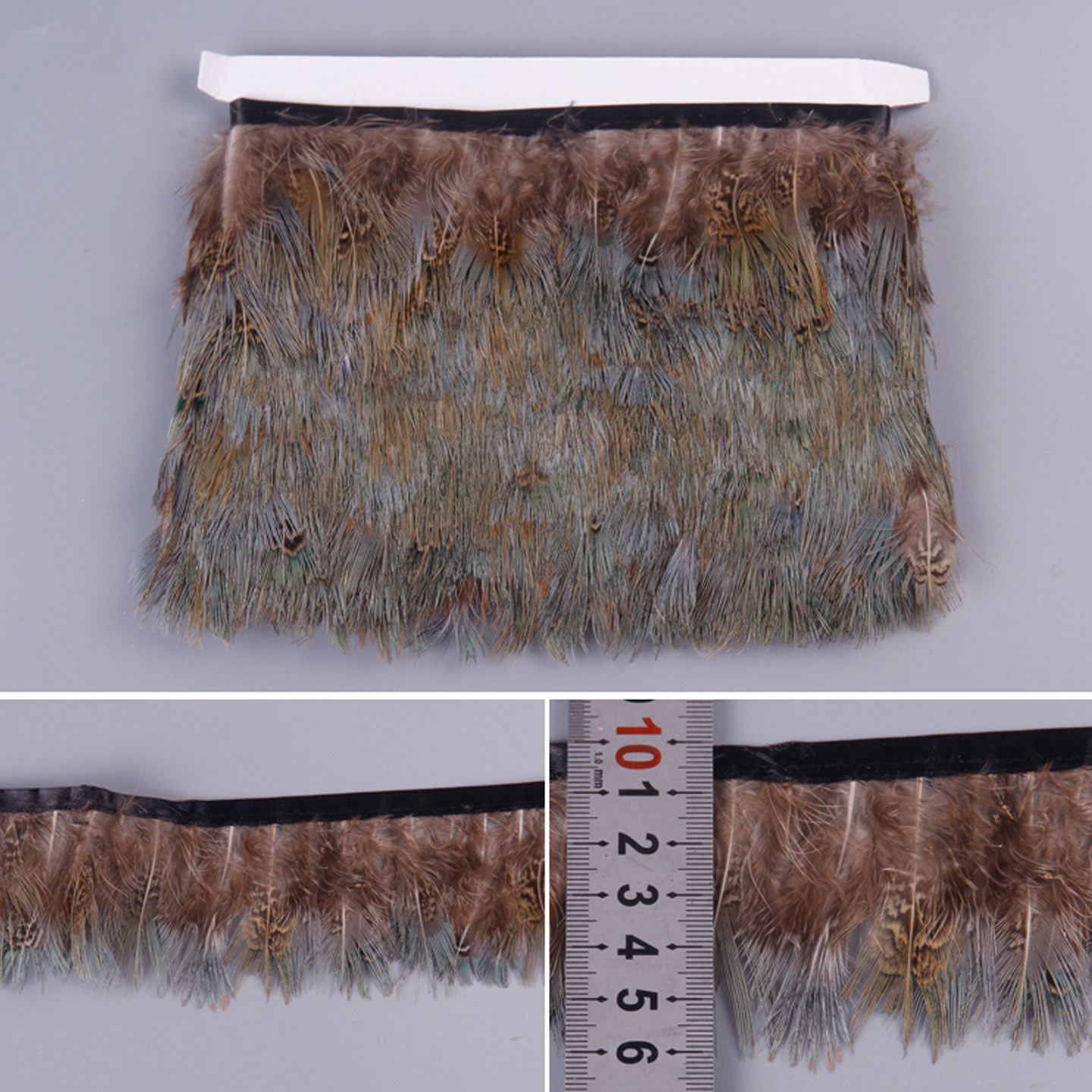 Wholesale Primary Color Pheasant Feather Fabric Edge 6cm DIY Small Feather Skirt Clothing Accessories Decorative Wedding Lace