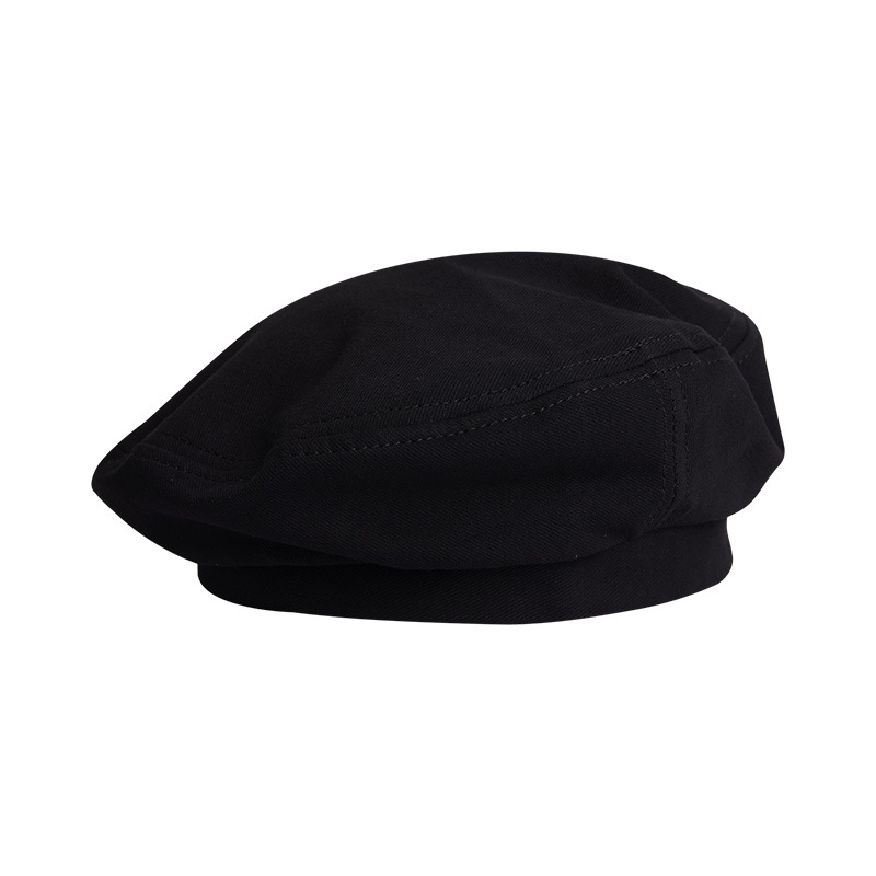 Picture of Spring and Summer pure cotton retro beret girls' Korean style solid color versatile cute painter hat ins Japanese style beret hat