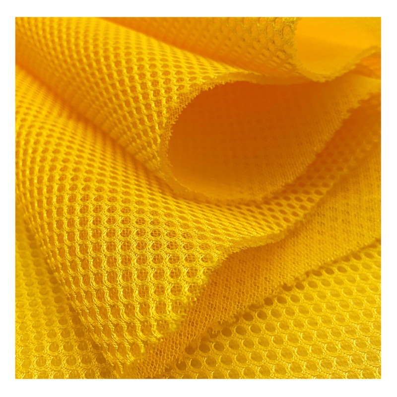 in stock Single Bottom Sandwich Mesh Backpack with Cushion Cover 3D Mesh Pet Bag Fabric Polyester Sandwich Mesh