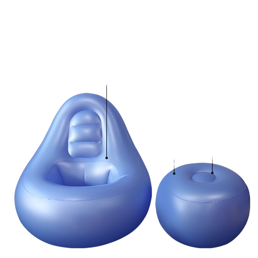 Spot Wholesale Portable Hemorrhoid Recovery Pvc Inflatable Bbl Sofa Buttocks Augmentation Postoperative Recovery Inflatable Sofa with Holes