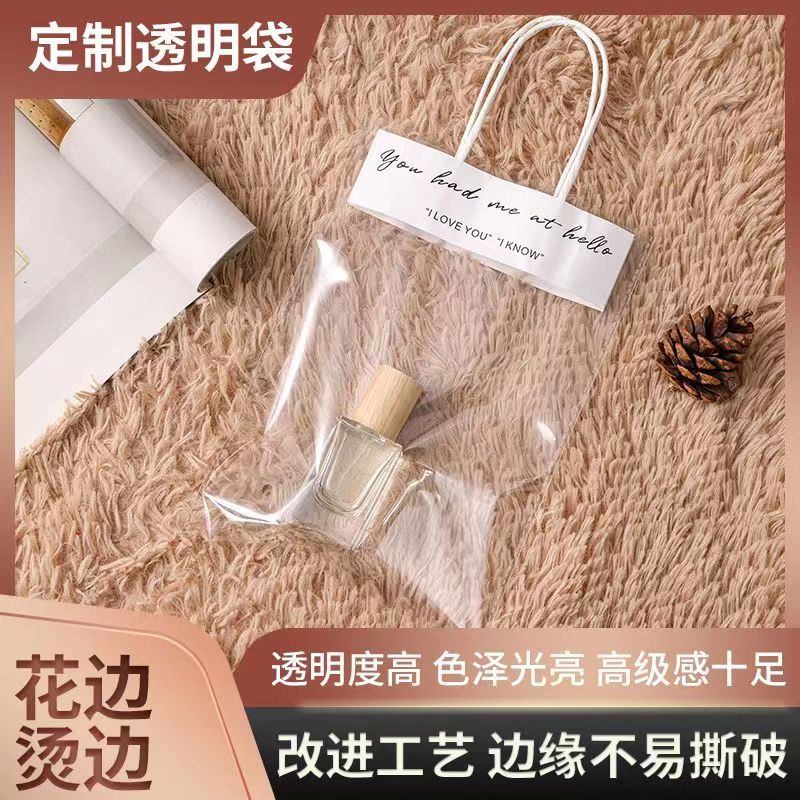 Picture of Ins Transparent Handbag Gift Bag Small Funny Gift Bag Jewelry Bag Plaster Doll Handbag Souvenir