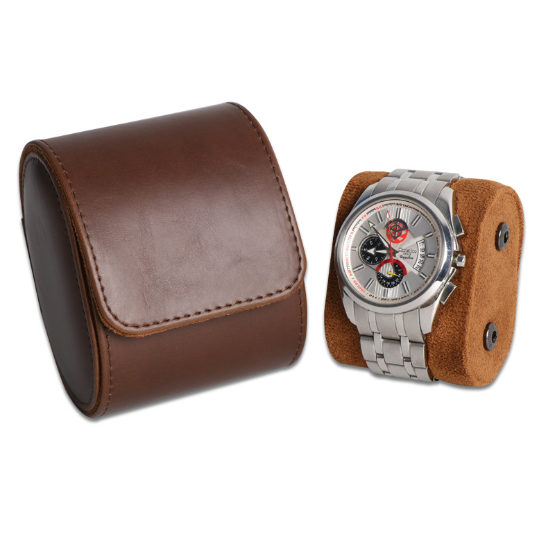 Picture of Watch Packaging Box to Store Sewing One/Two/Three-Pack Pu Leather Watch Leather Case with Custom Leather Bag
