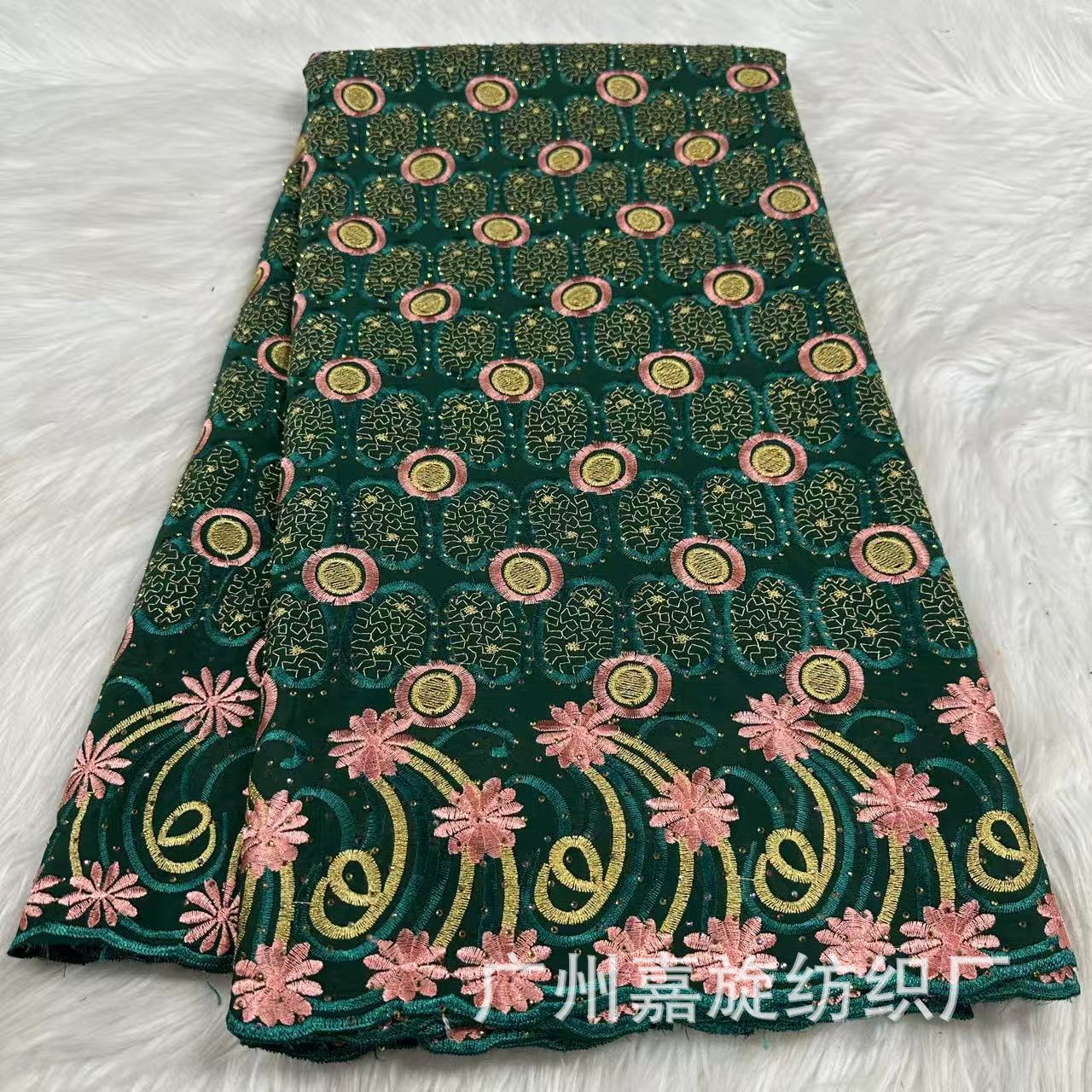 Cotton Nigerian Lace Fabric Nigerian Lace Embroider Cotton Swiss Lace Fabric