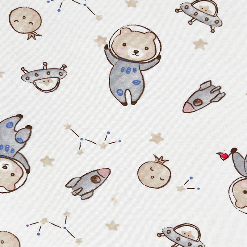 Picture of category a cotton cotton wool cloth cartoon printing new flower baby t-shirt underwear home clothing fabric in stock