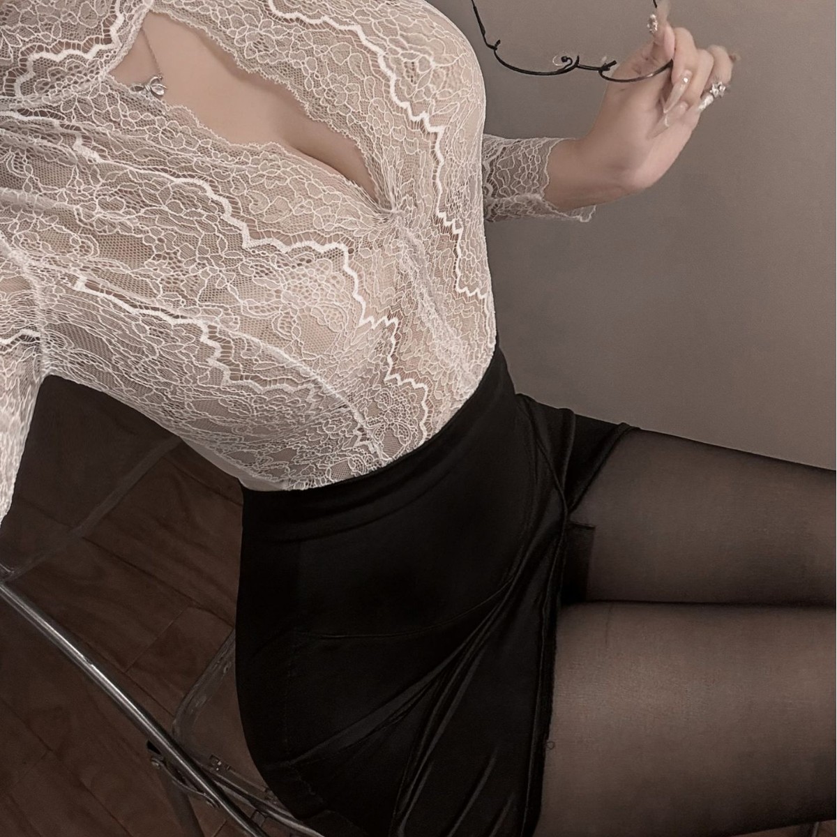 Picture of Secretary Uniform Hip Skirt Temptation Sexy Sex Uniform suit Can Wear Pure Deep V Exclusion Underwear Women