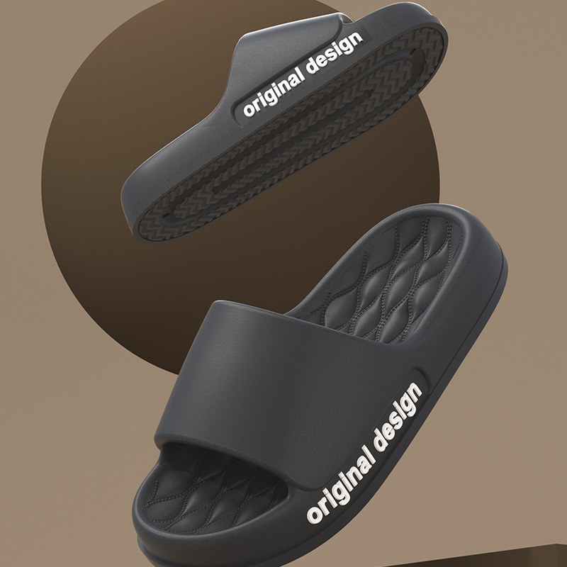 Summer Slippers with Poop Feeling, Eva Men's Bathroom Home Use, Non-Slip, Non-Stinky Feet, Home Indoor Summer Wholesale Bathing Women