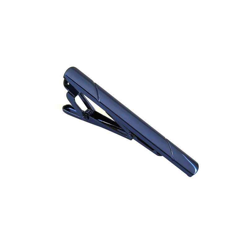 Picture of Summer set red clip color tie clip metal simple men's silver accessories tie clip business