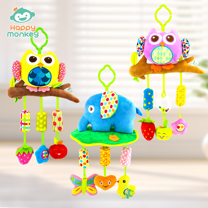 Happy Monkey Happy Monkey King Stroller Pendant Wind Chime Baby Bed Bell Rattle Newborn Toy