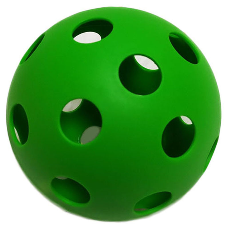 Picture of 9cm Hole Early Education Catching Ball Baby Training Toy Baby Buckle Perception Color Cognition Sound Toy Gift Ball