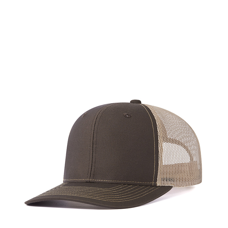 Picture of Wish Micro Bend Hat Rim Truck Hat Men's Outdoor Sun Shading Net Hat Mountaineering Fishing Truck Drivers Hat