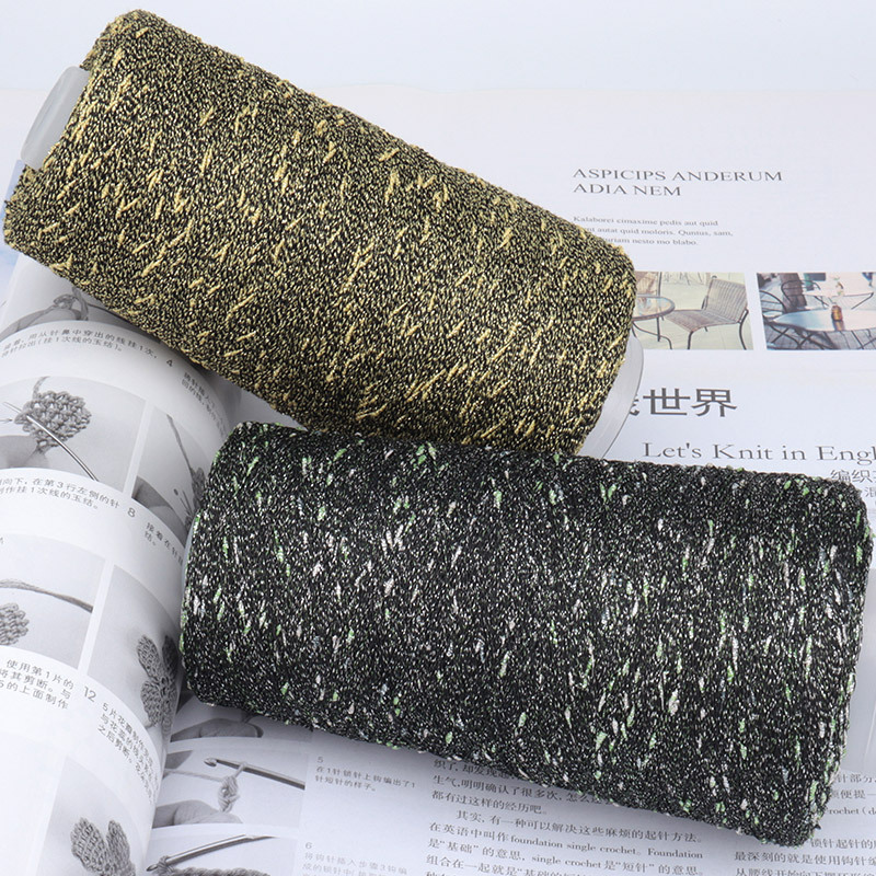 Silk Yue/Gold and Silver Silk Water Beading Thread Wholesale Knotted Yarn Hand Woven Wool Ball Cross-border Hot 250g