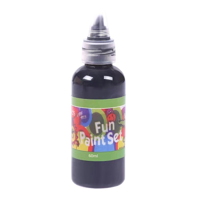 60ml Watercolor Gouache Paint Kindergarten Kidsren's Painting Graffiti Finger Paint Washable