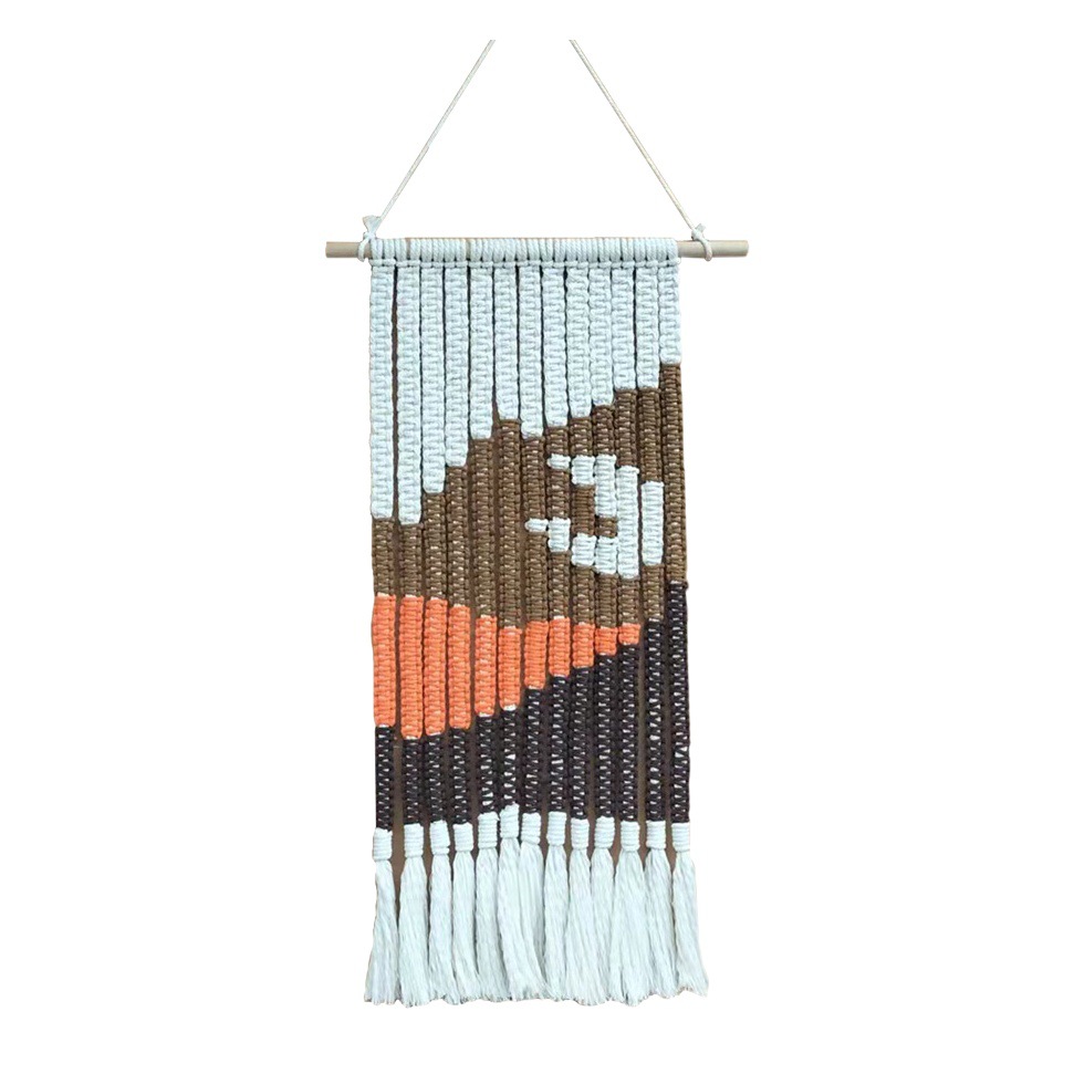 New Cross-border Source Creative Hand-woven Mural Tapestry Home Homestay Decoration Landscape Tapestry Background Wall