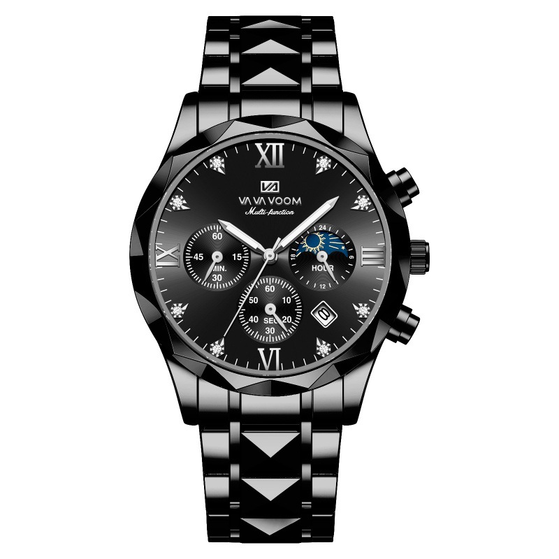 Picture of Cross-border brand men's watches waterproof fashion ling face design with calendar business fashion men's watches factory wholesale