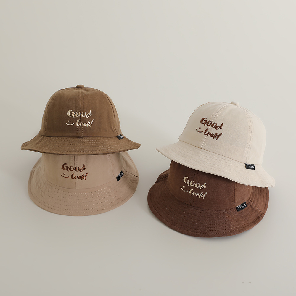 Children's hat spring and autumn thin boys and girls baby fisherman hat cute super cute sunshade travel sunscreen tide