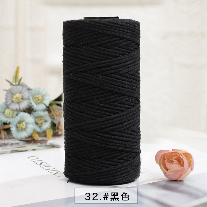 Picture of Explosions 2mm round strand hollow yarn European-style hook bag hollow Diy thread color multi-hand crochet collocation
