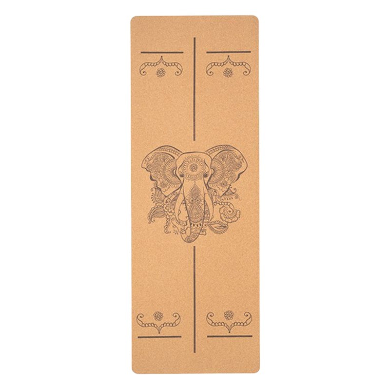 Cross-border cork rubber yoga mat widened fitness mat non-slip yoga mat a generation of yoga mat