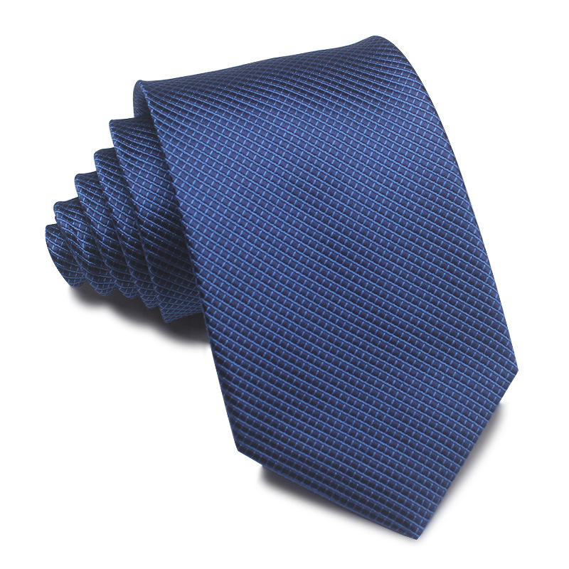 Picture of 25 New 8cm Polyester Jacquard Stripesd Tie 7cm Men's and Women's Business Formal Wear Casual High-End Red Black Blue