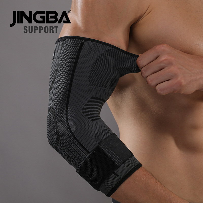 Jingba Elbow Pads Adult Basketball Barbell Weightlifting Protective Gear Cycling Sports Outdoor Training Fitness Protection Manufacturer