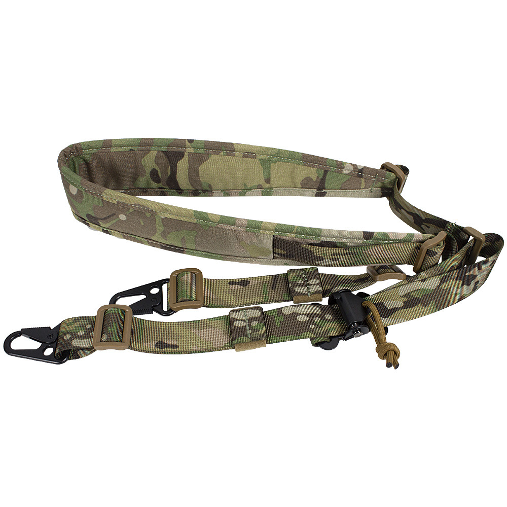 Cross-border Amazon Multifunctional American Tactical Double Point Gun Rope Belt Shoulder Belt Nylon Material slingster