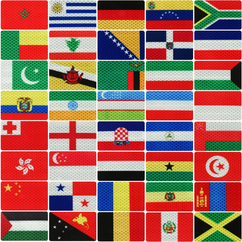 African Countries South Africa Egypt Kenya Congo Nigeria Angola Flag Armband Flag Velcro Seal