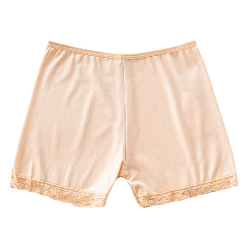 Women's Anti-walking Summer Lace Wearable Milk Silk Insurance Shorts Sewing Thin Leggings Unrolled Safety Pants