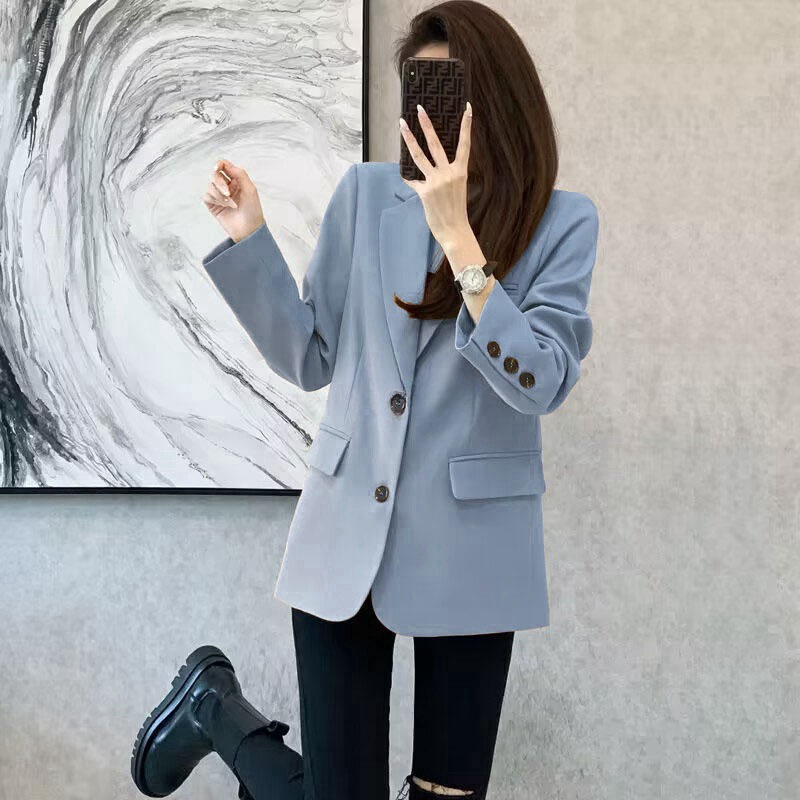 Picture of 2024 new wholesale commuter spring and autumn Joker suit jacket female Korean trend European little one generation hair