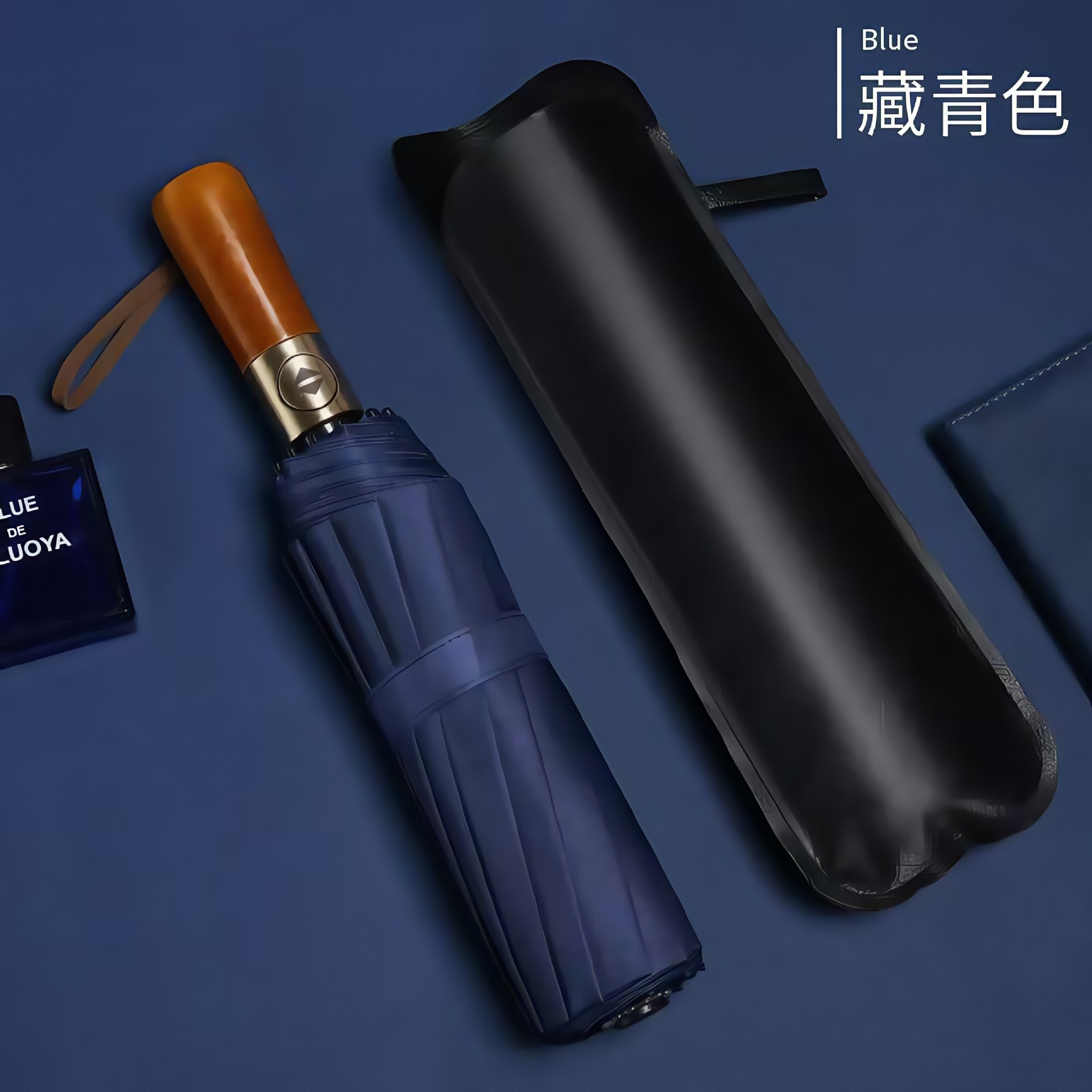 Picture of UV Umbrella Custom Wholesale UV Protection Thickened Sun Protection Sunshade Umbrella Sun Umbrella Folding Sunny and Rainy Umbrella for Men and Women