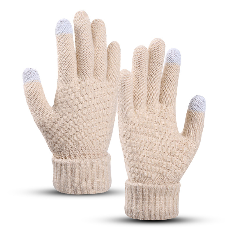 Picture of 2024 Winter Knitted Hat Scarf Gloves Three-piece Set Japanese Couple Children's Hat Factory Cross-border Hot Sale