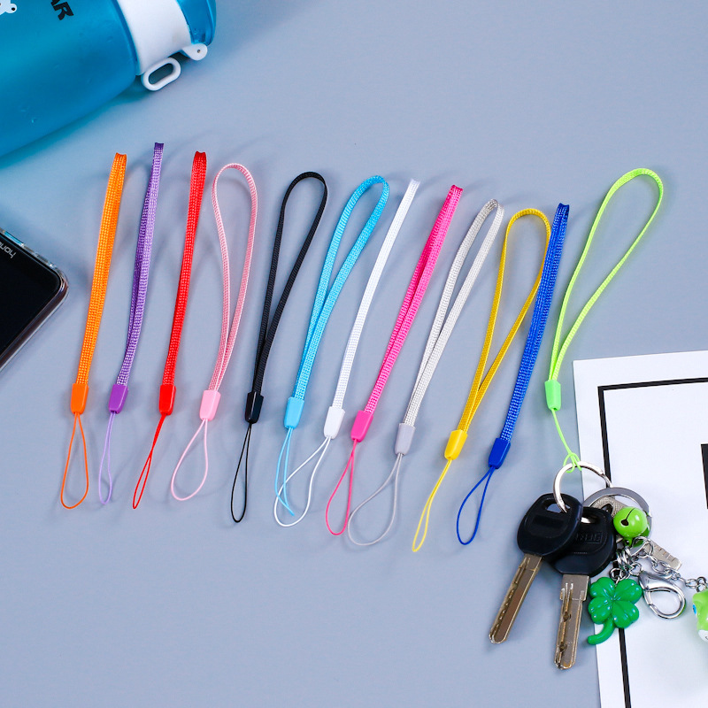 Picture of Mobile phone rope small fan U disk speaker lanyard pine rope short lanyard 12 color spot Bell