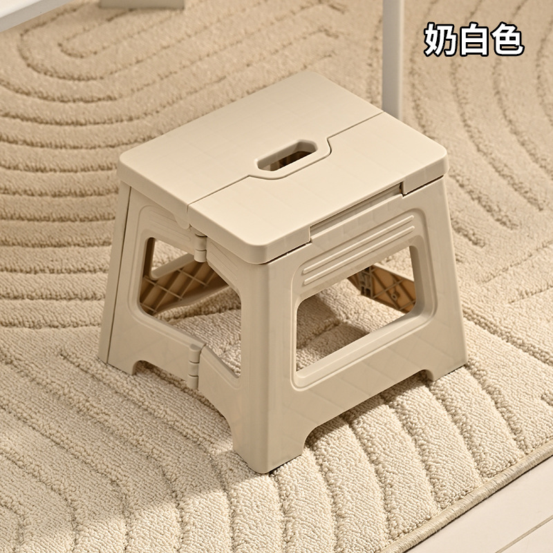 Picture of Plastic folding stool outdoor portable portable stool adult train Maza fishing stool shrink stool bath low stool