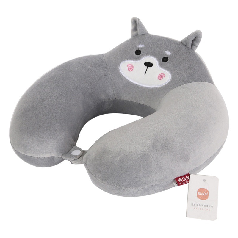 Cartoon animal slow rebound memory cotton U-shaped pillow leisure house office travel neck pillow neck pillow U-shaped pillow wholesale