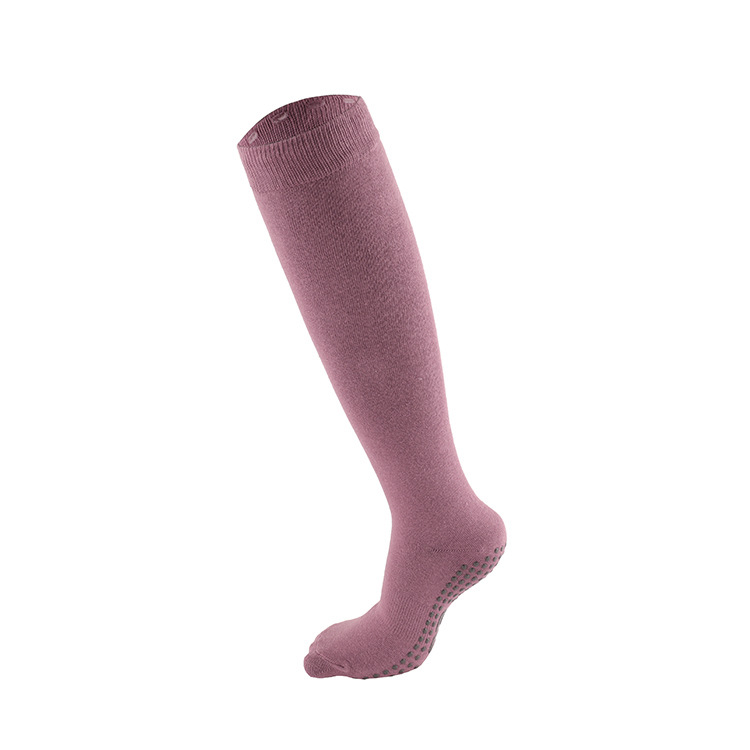 Picture of Cotton Yoga Mid-Calf Non-Slip Socks Calf Socks Wholesale Fitness Yoga Dance Sports Socks